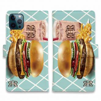 【ROMI HIME】【手帳型】ハンバーガー　グリーン