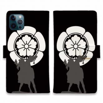 【彫姫】【手帳型】家紋 織田信長