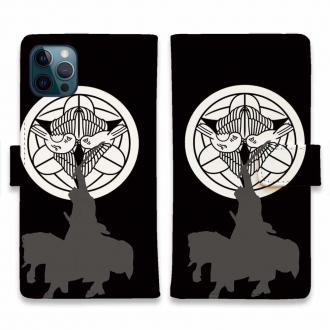 【彫姫】【手帳型】家紋 上杉謙信