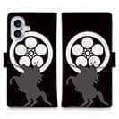 【彫姫】【手帳型】家紋 前田慶次