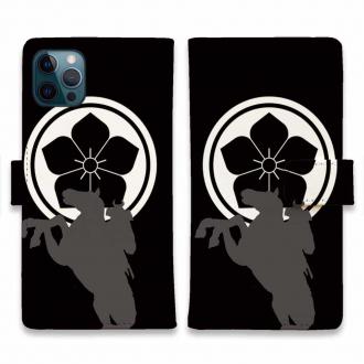 【彫姫】【手帳型】家紋 明智光秀