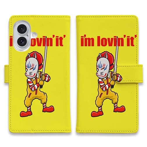 【彫姫】【手帳型】I'm lovin'it