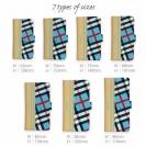 【Genuine】【手帳型】チェック柄　ブルー＆クリーム