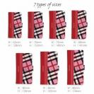 【Genuine】【手帳型】チェック柄　ピンク＆レッド