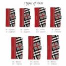 【Genuine】【手帳型】チェック柄　グレー＆レッド