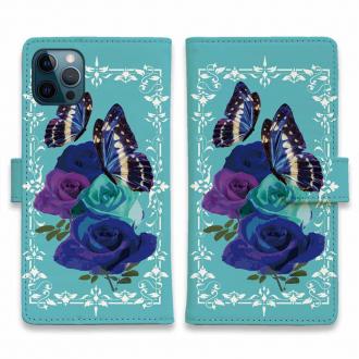 【彫姫】【手帳型】薔薇と蝶