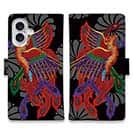 【彫姫】【手帳型】鳳凰