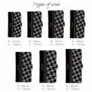 【Genuine】【手帳型】千鳥柄　ブラック＆グレー