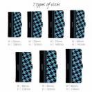 【Genuine】【手帳型】千鳥柄　ブラック＆ブルー