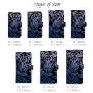 【Genuine】【手帳型】虎 タイガー ブルー