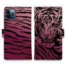 【Genuine】【手帳型】虎 タイガー ピンク
