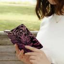 【Genuine】【手帳型】虎 タイガー ピンク