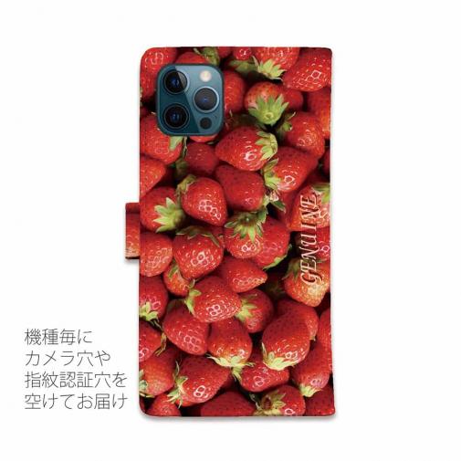 【Genuine】【手帳型】いちご 苺