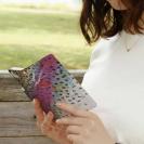 【手帳型】ニジマス（レインボートラウト）のウロコ