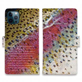 【手帳型】ニジマス（レインボートラウト）のウロコ