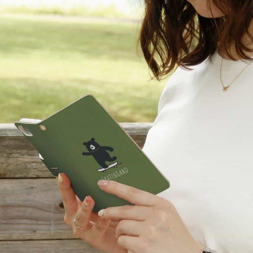 【手帳型】スケボークマさん(wakat)