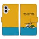 【手帳型】【釣りざんまい】ユニークアングラー_オレンジ