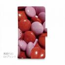 【Genuine】【手帳型】カラフル　チョコ　ピンク＆レッド