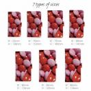 【Genuine】【手帳型】カラフル　チョコ　ピンク＆レッド