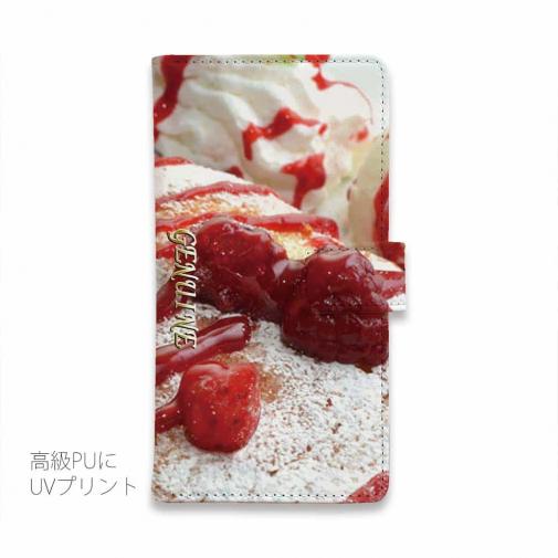 【Genuine】【手帳型】パンケーキ スイーツ 苺
