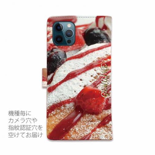 【Genuine】【手帳型】パンケーキ スイーツ 苺