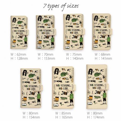 【手帳型】【釣りざんまい】釣りに行く準備