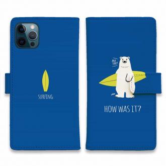 【手帳型】波乗りシロクマさん(wakat)