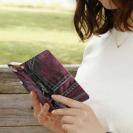 【Genuine】【手帳型】ジーンズ（デニム）　レッド