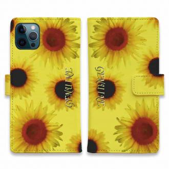 【Genuine】【手帳型】ひまわり　イエロー