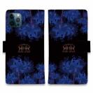 【ROMI HIME】【手帳型】彼岸花　ブルー