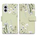 【手帳型】デリケートペイント グリーン