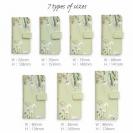 【手帳型】デリケートペイント グリーン