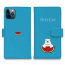 【手帳型】シロクマさんとスイカ(wakat)