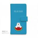 【手帳型】シロクマさんとスイカ(wakat)