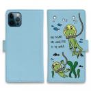 【手帳型】水中散歩するカエルくん(wakat)