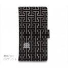 【ROMI HIME】【手帳型】マーク・ロゴ ブラック