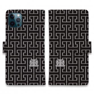 【ROMI HIME】【手帳型】マーク・ロゴ ブラック