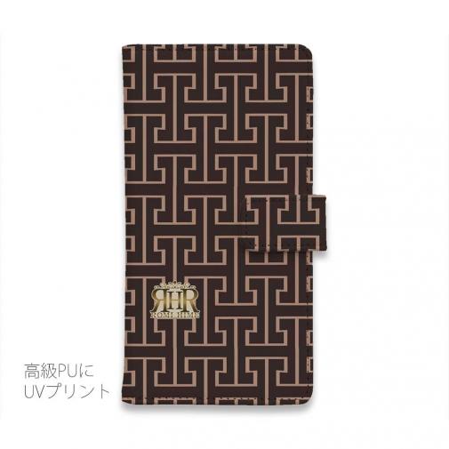 【ROMI HIME】【手帳型】マーク・ロゴ ベージュ