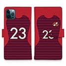 WIDE【手帳型】鹿島高校サッカー部 ユニフォーム 背番号23