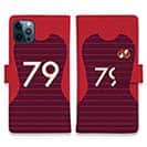 WIDE【手帳型】鹿島高校サッカー部 ユニフォーム 背番号79