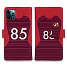 WIDE【手帳型】鹿島高校サッカー部 ユニフォーム 背番号85