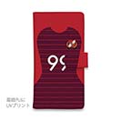 WIDE【手帳型】鹿島高校サッカー部 ユニフォーム 背番号99