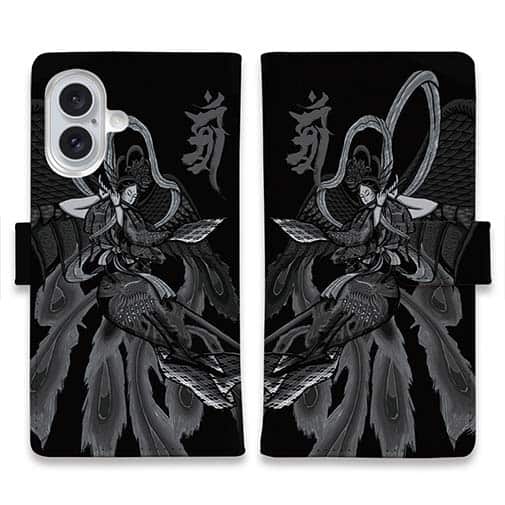 【彫姫】【手帳型】【Stick Case】羽衣天女