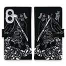 【彫姫】【手帳型】【Stick Case】秦の始皇帝　和彫りデザイン