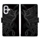 【彫姫】【手帳型】【Stick Case】鳳凰