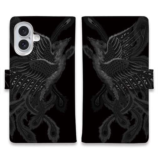 【彫姫】【手帳型】【Stick Case】鳳凰
