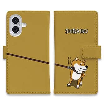 【手帳型】イヤイヤ柴犬【赤柴】(wakat)