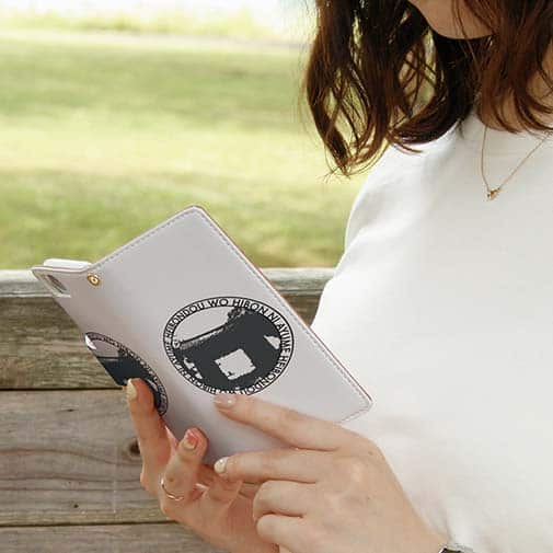 WIDE【手帳型】赤門デザイン