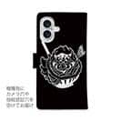 【彫姫】【手帳型】弁慶達磨（ブラック）