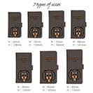 【手帳型】【ワカボンド】WAKAMAKAシリーズ ダックスフンドのダックスーン